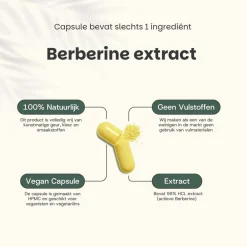 20% korting | Cupplement Berberine Extract Capsules 400 mg