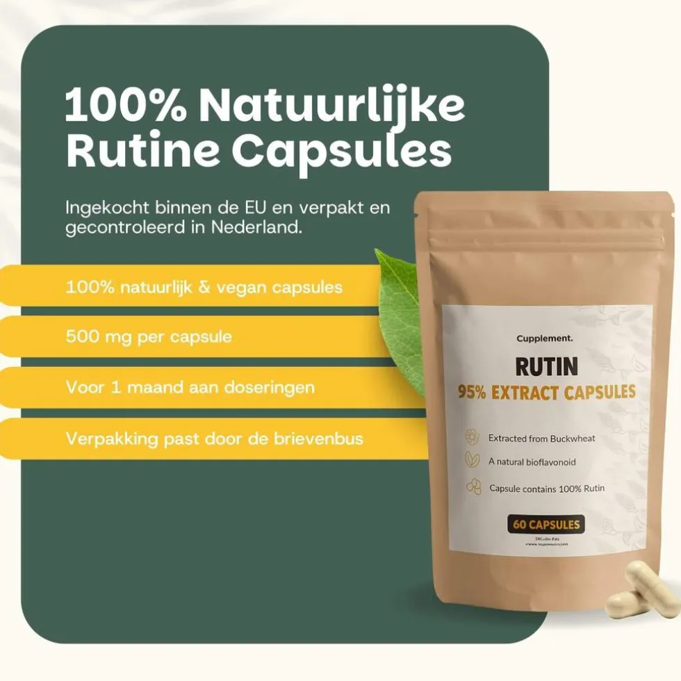 30% korting | Cupplement Combideal Rutine Capsules 500 mg
