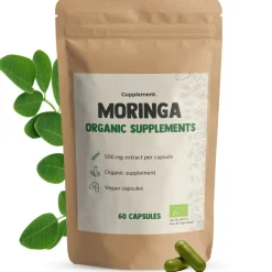 20% korting | Cupplement Moringa Capsules 500 mg Biologisch