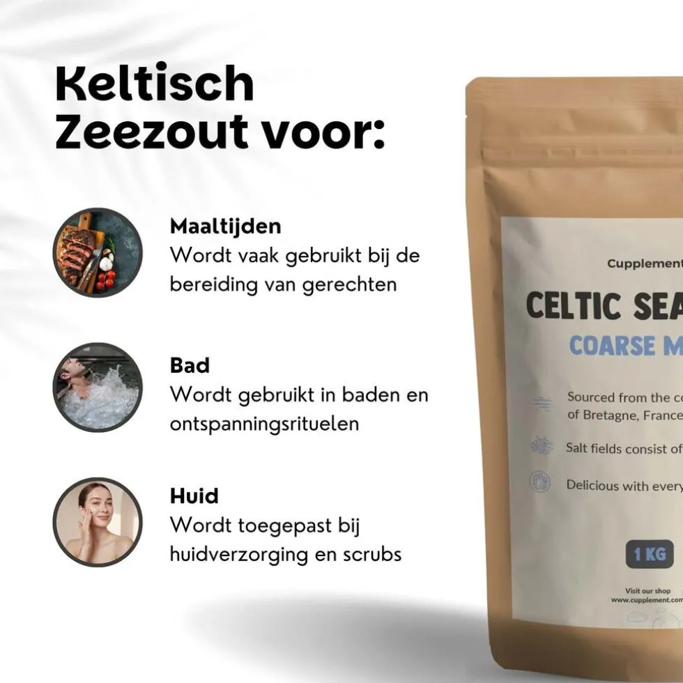 45% korting | Cupplement Multipack Keltisch Zeezout