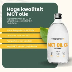 25% korting | Cupplement Multipack MCT C8 Olie Biologisch