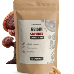 20% korting | Cupplement Reishi Extract 400 mg Capsules