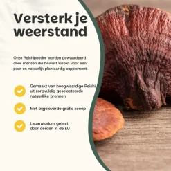 20% korting | Cupplement Reishi Poeder Biologisch