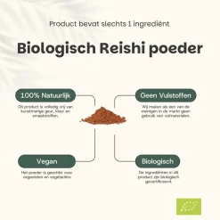 20% korting | Cupplement Reishi Poeder Biologisch