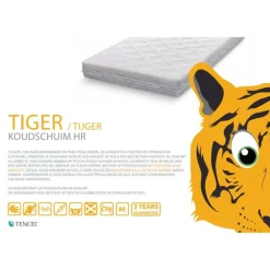 ABZ Tijger Koudschuim Stevig En Vochtregulerend Kindermatras