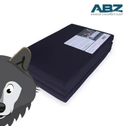 ABZ Wolf Zwart 60 x 120 cm Opvouwbaar Matras in Tas
