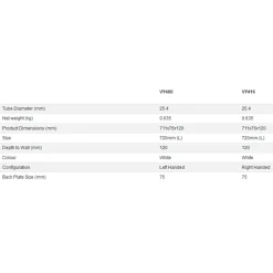 Aidapt vy400 Trapbeugel gedraaid LINKS