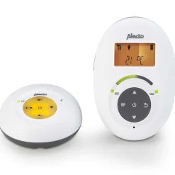 Alecto DBX-115 - Babyfoon Full Eco DECT, wit/antraciet