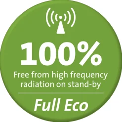 Alecto DBX-112 - Full Eco DECT babyfoon met display, wit/blauw