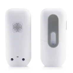 Alecto DBX130 - Moderne Full Eco audio babyfoon met heldere DECT-geluidskwaliteit en lange stand-by tijd - Wit