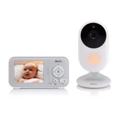 Alecto DVM2028 Babyfoon met camera met Nachtzicht, temperatuurweergave en tot 19 uur stand-bytijd