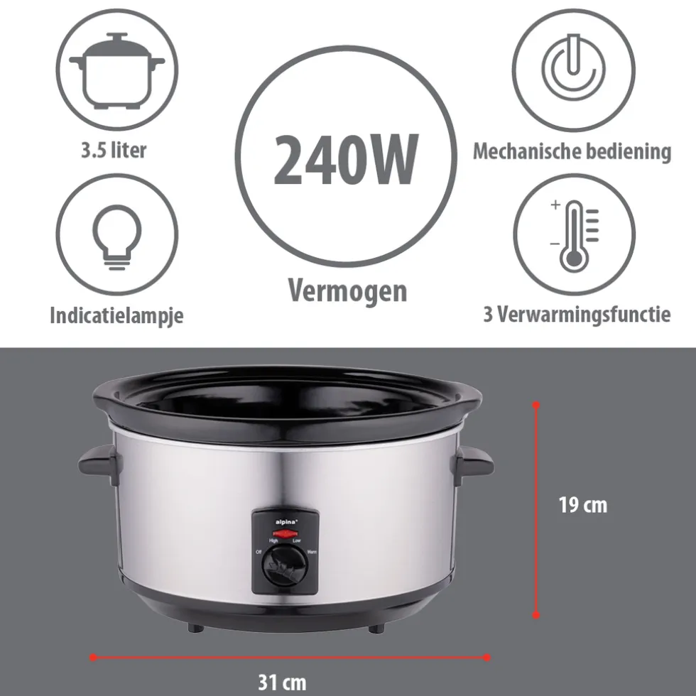 alpina Slowcooker MEASL4350/001