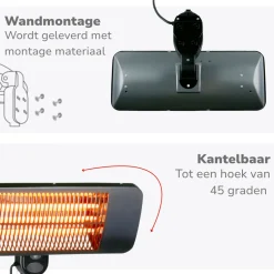 alpina Terrasverwarmer MEAKA3880/0023