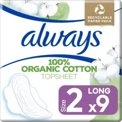Always Cotton Protection Long Plus Maandverband