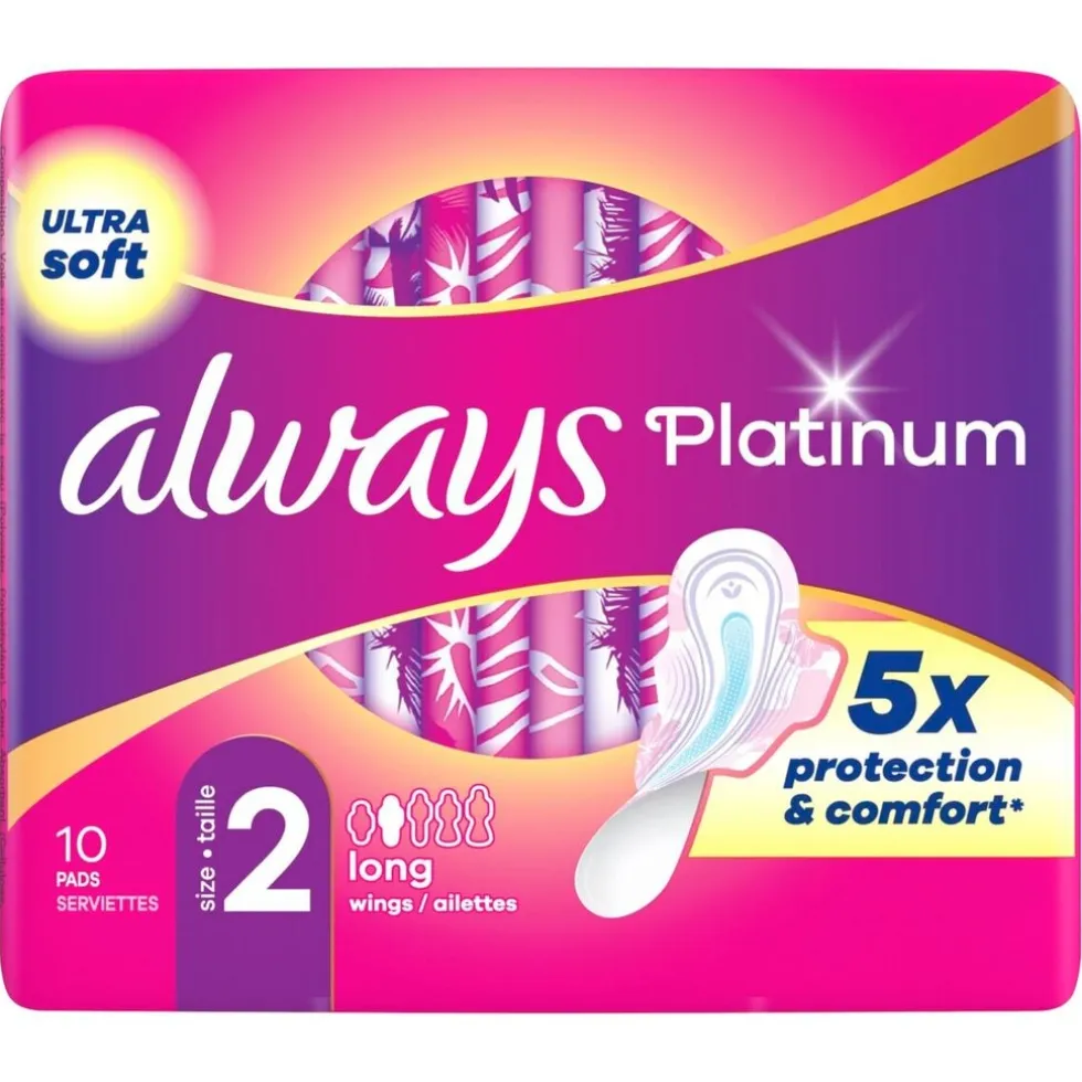 Always Platinum Long Maandverband