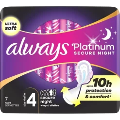 Always Platinum Secure Night Maandverband