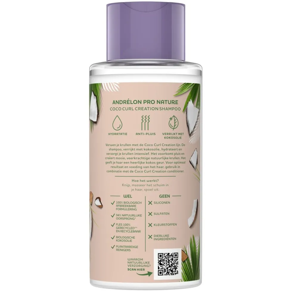 Andrélon Pro Nature Coco Curl Creation Shampoo
