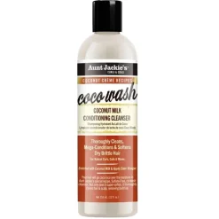 Aunt Jackie's Curls & Coils Coconut Crème Recipes Coco Wash Coconut Milk Conditioning Cleanser