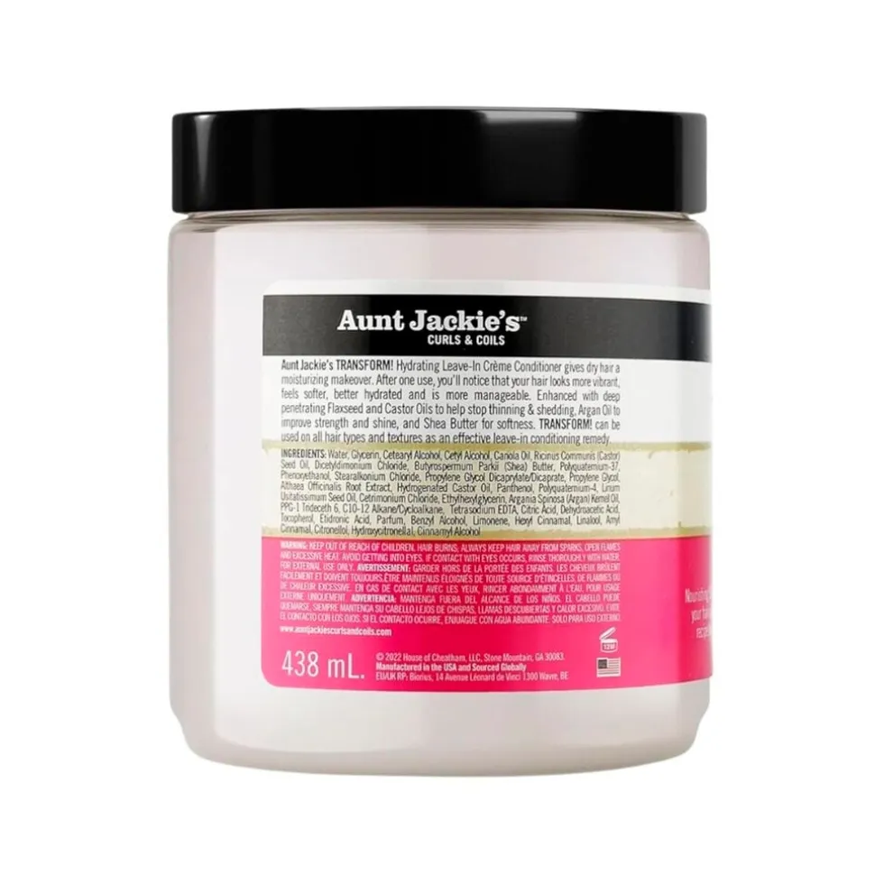 Aunt Jackie's Curls & Coils Transform! Hydrating Leave-In Conditioner