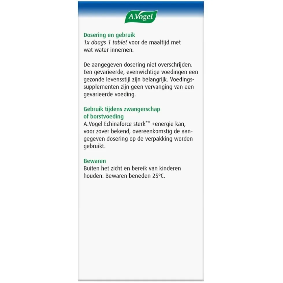 A.Vogel Echinaforce Sterk** + Energie2* Tabletten