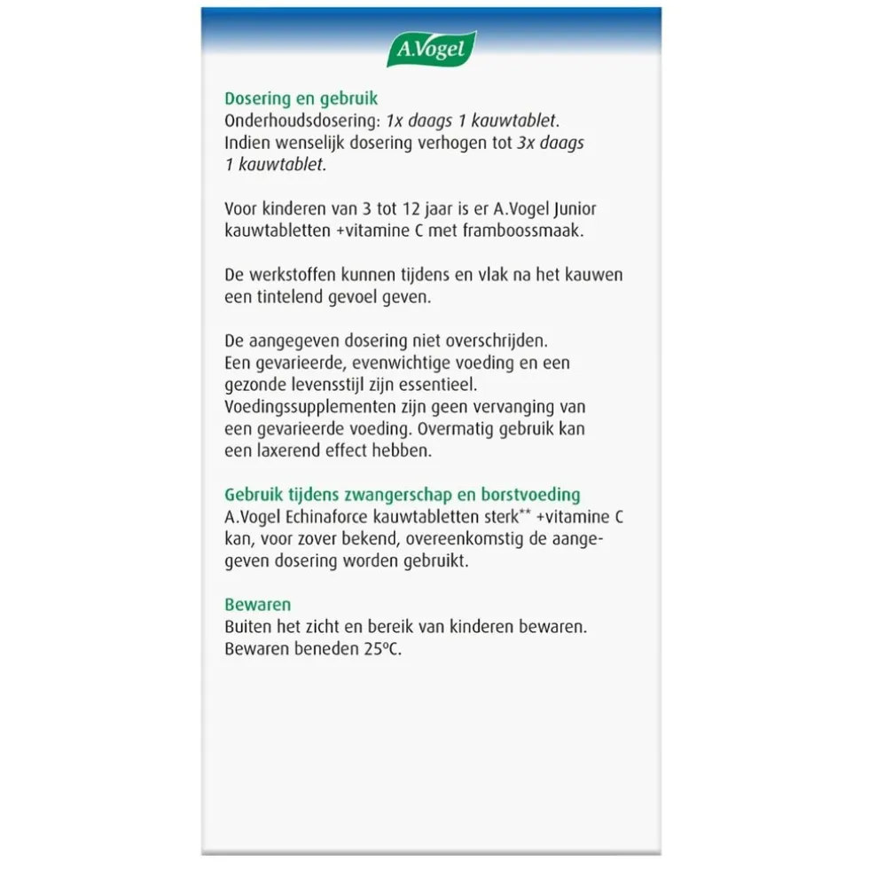 A.Vogel Echinaforce Sterk** + Vitamine C Kauwtabletten