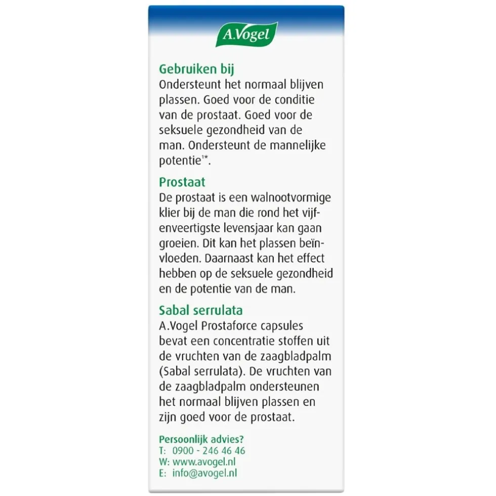 A.Vogel Prostaforce Capsules