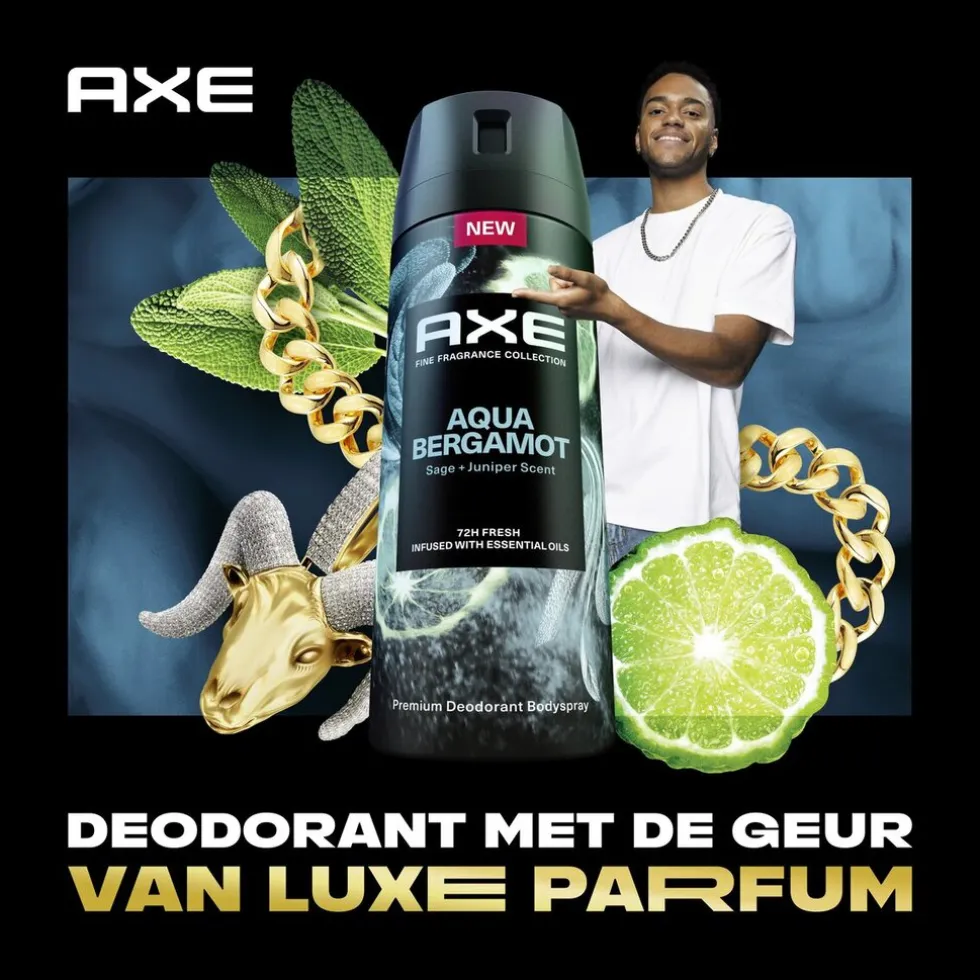Axe Fine Fragrance Aqua Bergamot Deodorant & Bodyspray