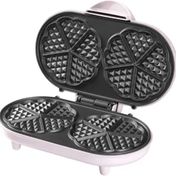 Bestron Wafelijzer ADWM1000P Roze