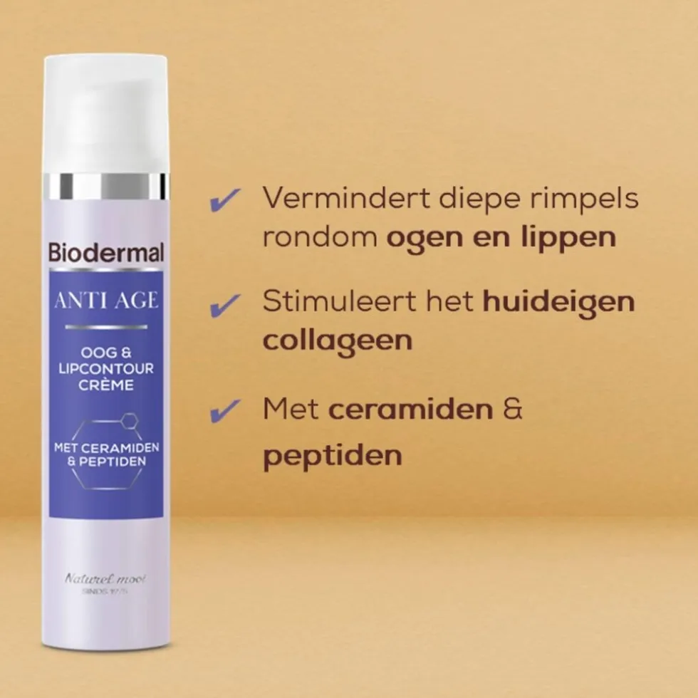 Biodermal Anti-Age Oog & Lipcountourcrème