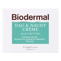 Biodermal Dag & Nachtcrème voor alle Huidtypen