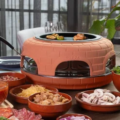 BluMill Terracotta Pizza Oven met Gourmetstel