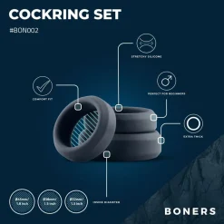 Boners Cockring Set 3-delig