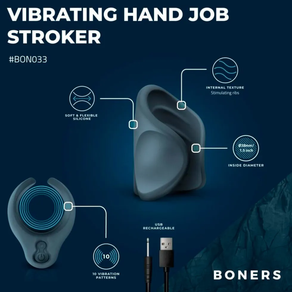 Boners Vibrating Handjob Stroker