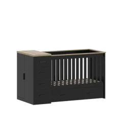 Born Lucky Combi Ledikant Memphis Eiken Met Matras