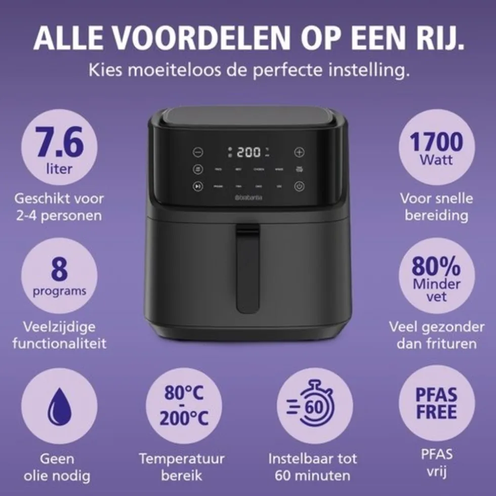 Brabantia Airfryer XXL BBEK1138