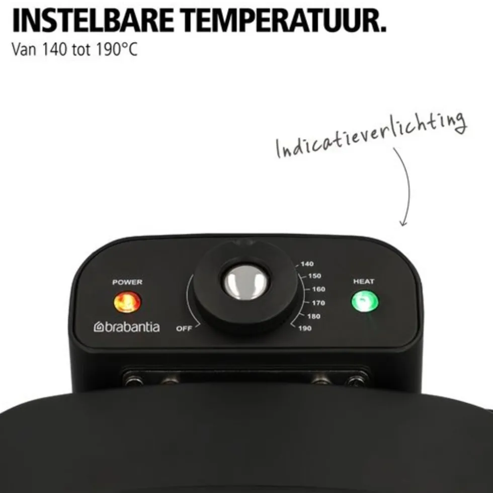 Brabantia Frituurpan Zwart BBEK1130BK
