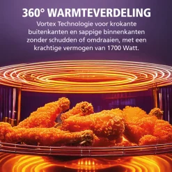 Brabantia PFAS-vrij BBEK1137 Airfryer