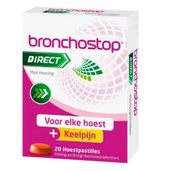 Bronchostop Direct Hoestpastilles met Honing