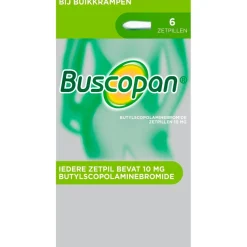 Buscopan Bij Buikkrampen 10mg Butylscopolaminebromide Zetpillen