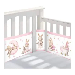 Buxibo Baby Bed Omrander Bedbumper Hoofdbeschermer Set van 2