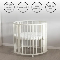 Buxibo Baby Box Grondbox Speelbox Playpen Kinderbox Rond Inclusief Matras