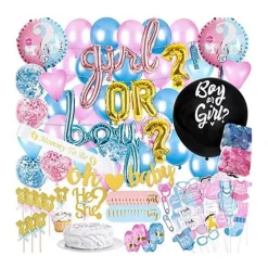 Buxibo Gender Reveal Versiering Babyshower Party Set Party Decoratie