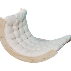 Buxibo Houten Klimbrug/Klimboog XXL Montessori Klimrek Inclusief Kussen