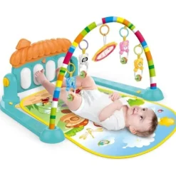 Buxibo 3-in-1 Baby/Peuter Gym Piano Speelmat voor Baby's