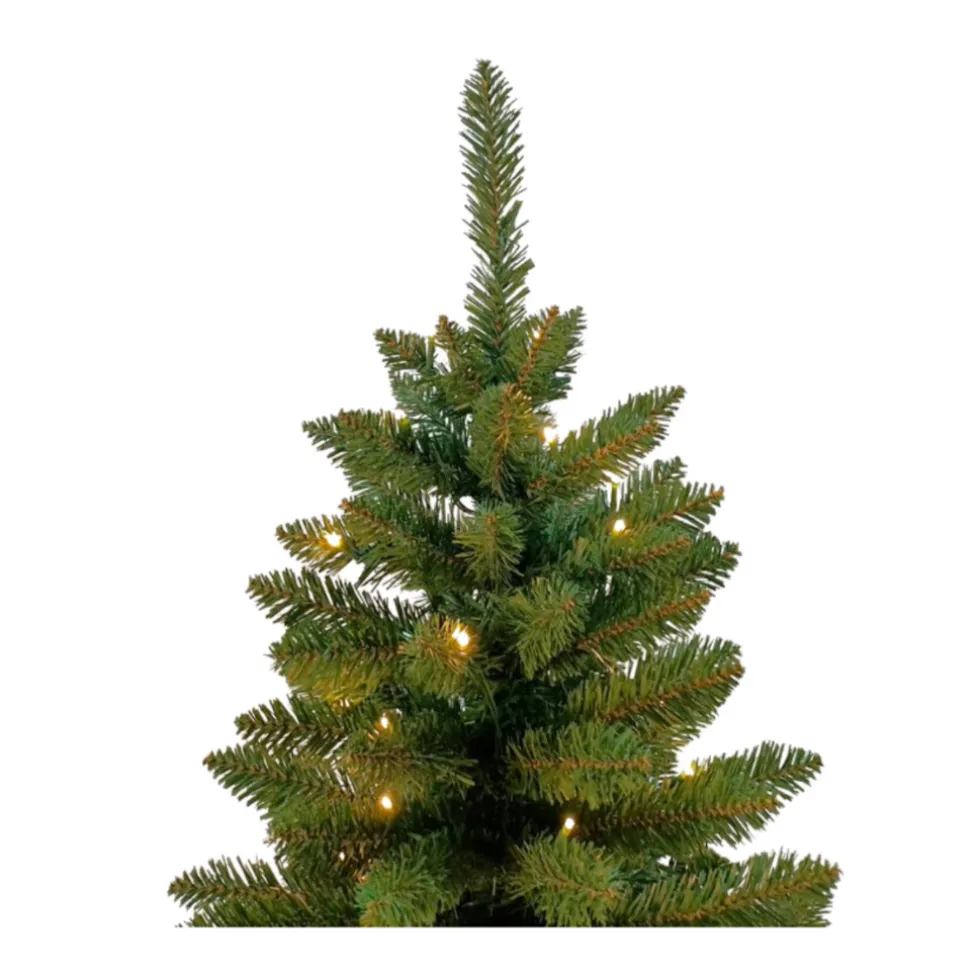 Buxibo PVC Kerstboom met 150 LED en 8 lichteffecten EU-stekker Metalen Standaard
