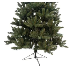Buxibo PVC Kerstboom met 150 LED en 8 lichteffecten EU-stekker Metalen Standaard