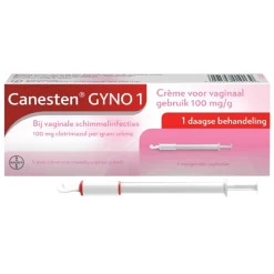Canesten Gyno 1-Daagse Behandeling Crème bij Vaginale Schimmelinfecties