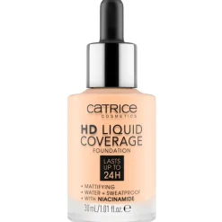 Catrice HD 002 Porcelain Beige Liquid Coverage Foundation