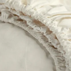 Cinderella Dubbele Splittopper Hoeslaken Katoen Weekend - ivory 180x210cm