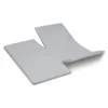 Cinderella Dubbele Splittopper Hoeslaken Jersey Katoen Stretch - light grey 180x200/210cm